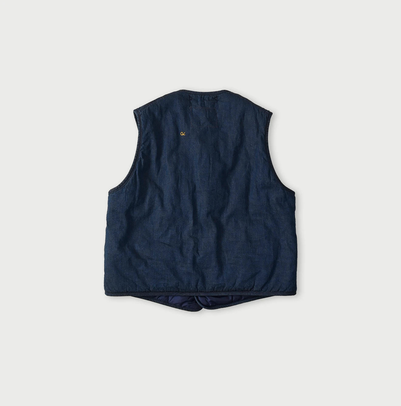 Light Mon Brown Denim 908 Crew Vest Nou