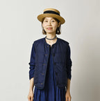 Light Mon Brown Denim 908 Crew Vest Nou