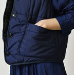 Light Mon Brown Denim 908 Crew Vest Nou