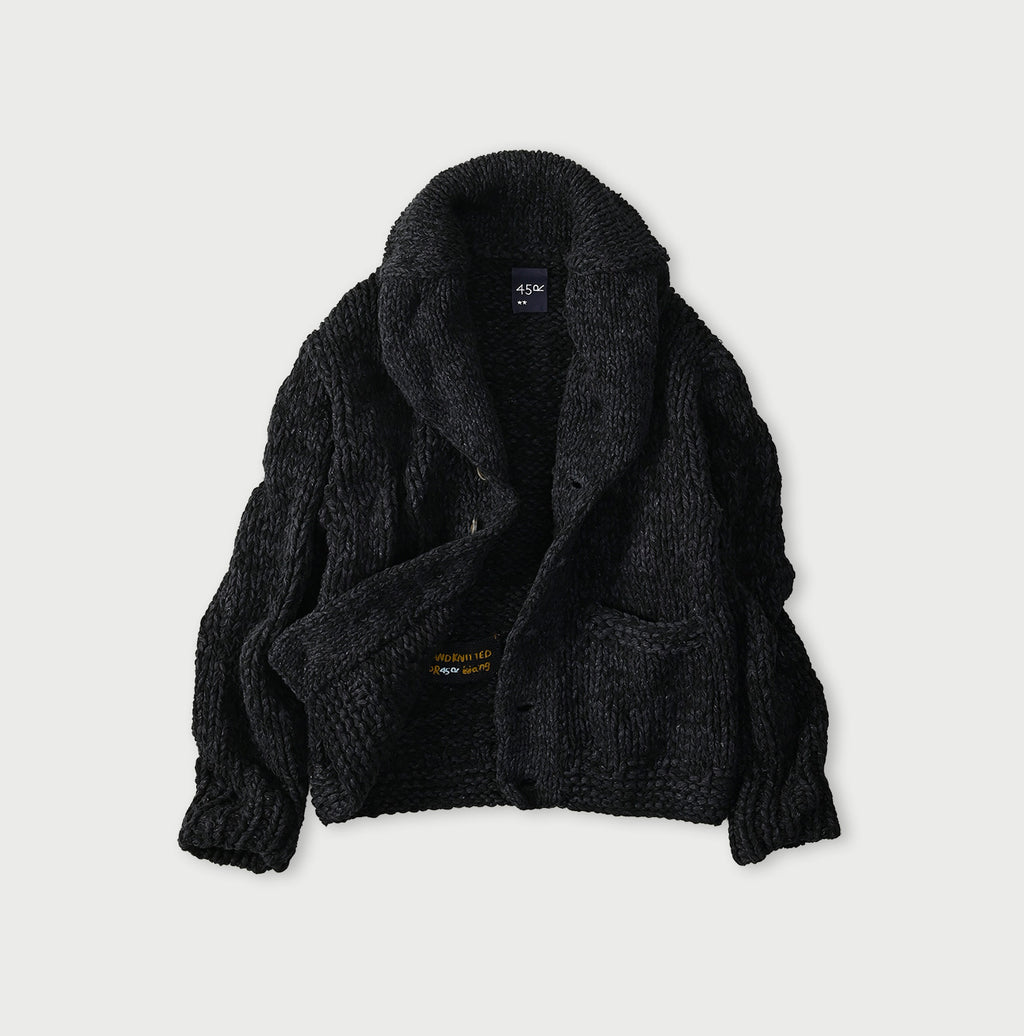 Cotton Shetland Indigo Knit 908 Cowichan