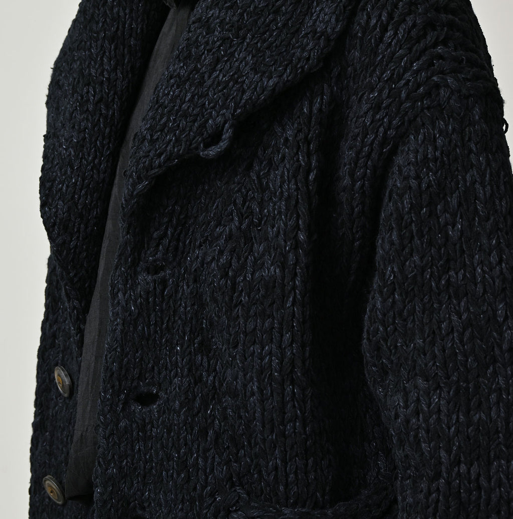 Cotton Shetland Indigo Knit 908 Cowichan
