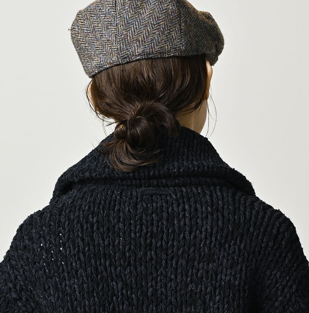 Cotton Shetland Indigo Knit 908 Cowichan