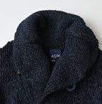 Cotton Shetland Indigo Knit 908 Cowichan