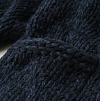 Cotton Shetland Indigo Knit 908 Cowichan