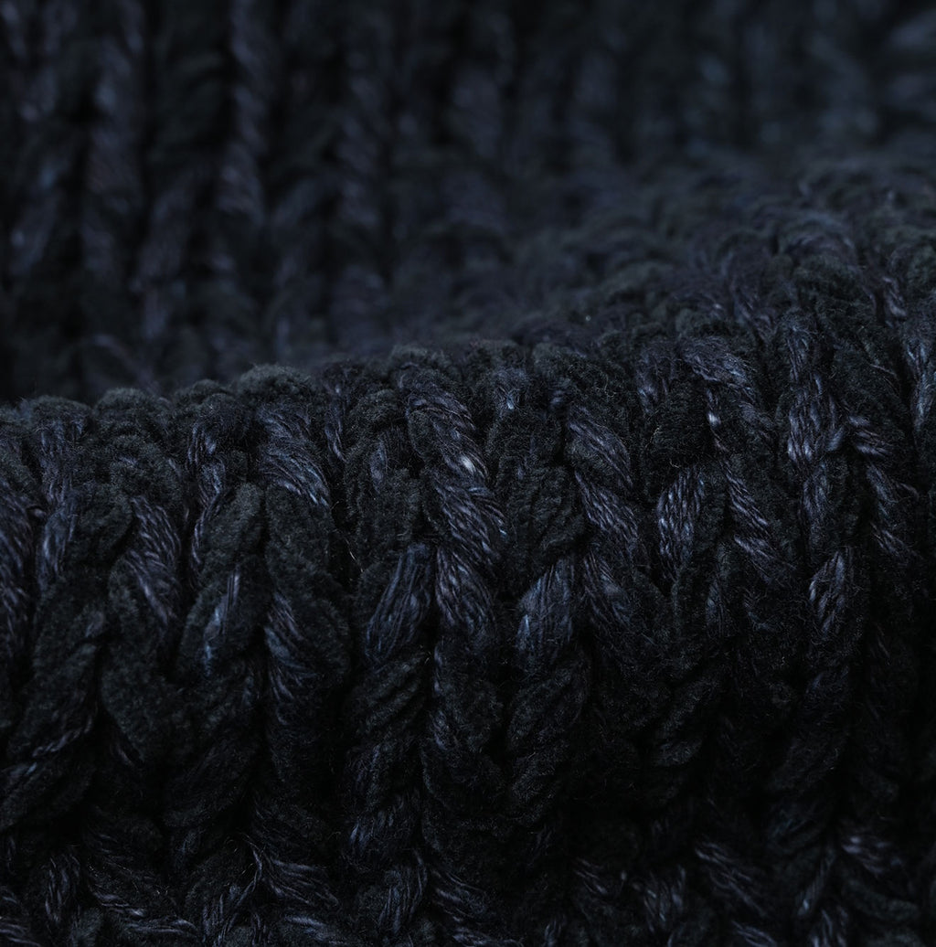 Cotton Shetland Indigo Knit 908 Cowichan