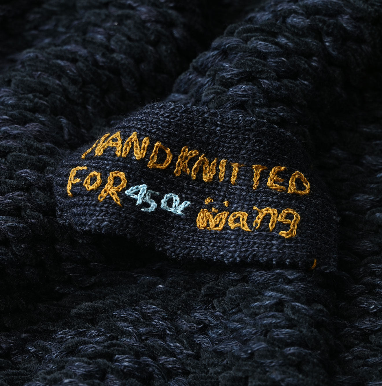 Cotton Shetland Indigo Knit 908 Cowichan