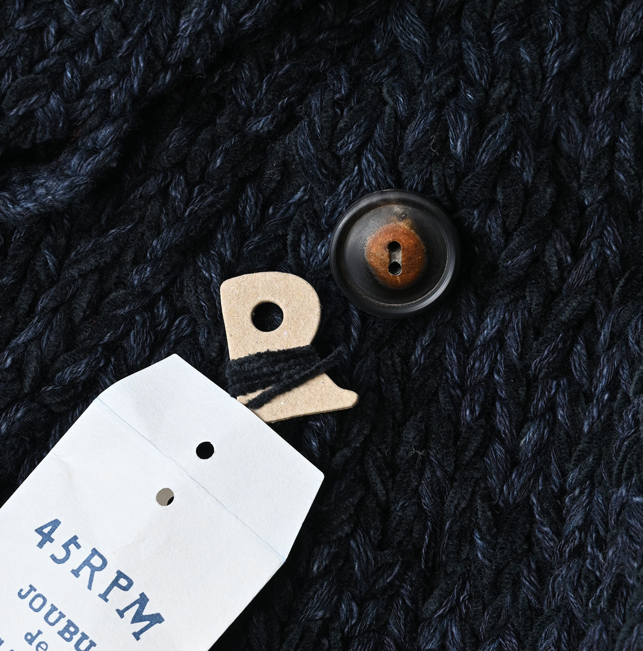 Cotton Shetland Indigo Knit 908 Cowichan
