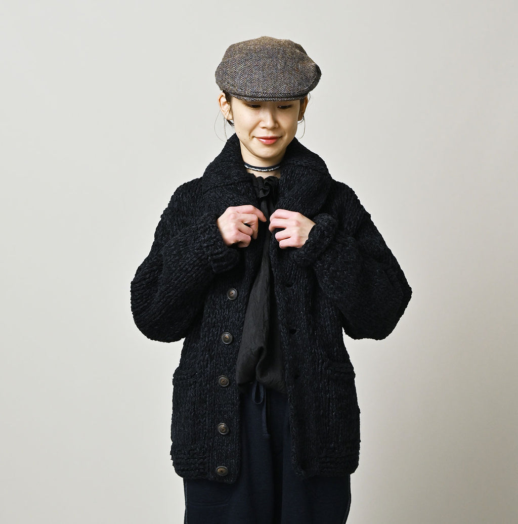 Cotton Shetland Indigo Knit 908 Cowichan