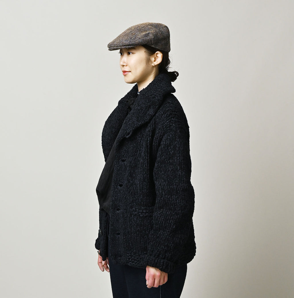 Cotton Shetland Indigo Knit 908 Cowichan