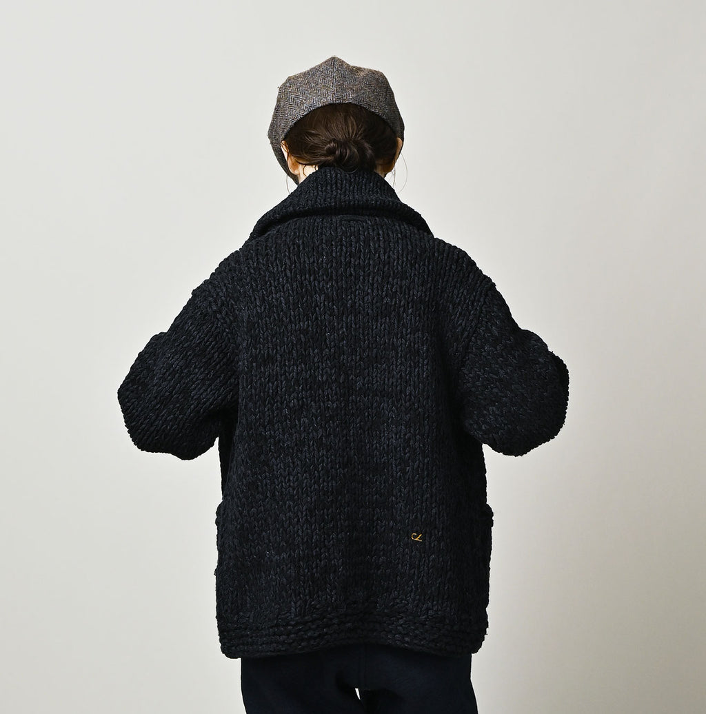 Cotton Shetland Indigo Knit 908 Cowichan