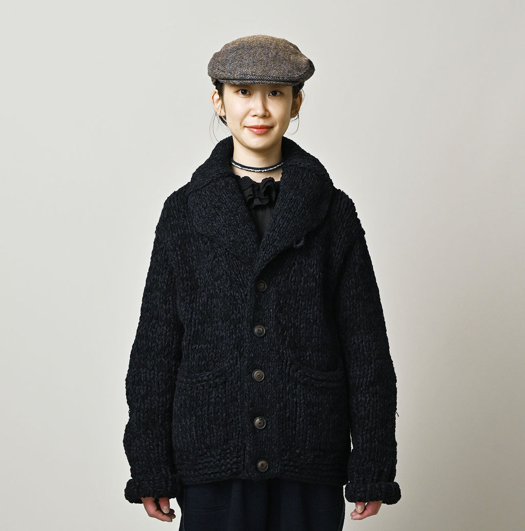 Cotton Shetland Indigo Knit 908 Cowichan