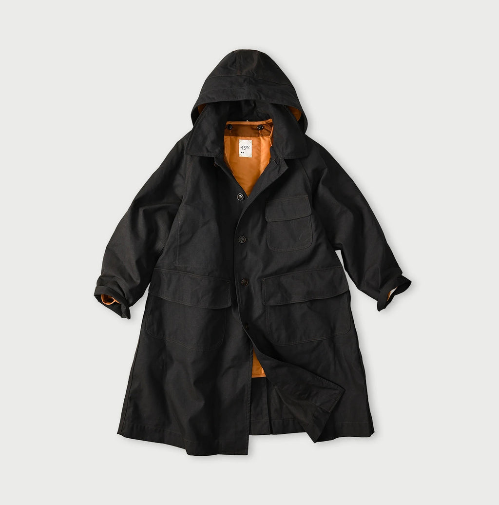 Indigo Duck x Nylon 908 Hooded Soutien Collar Coat