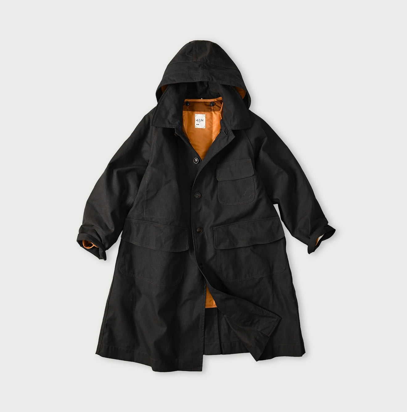 Indigo Duck x Nylon 908 Hooded Soutien Collar Coat