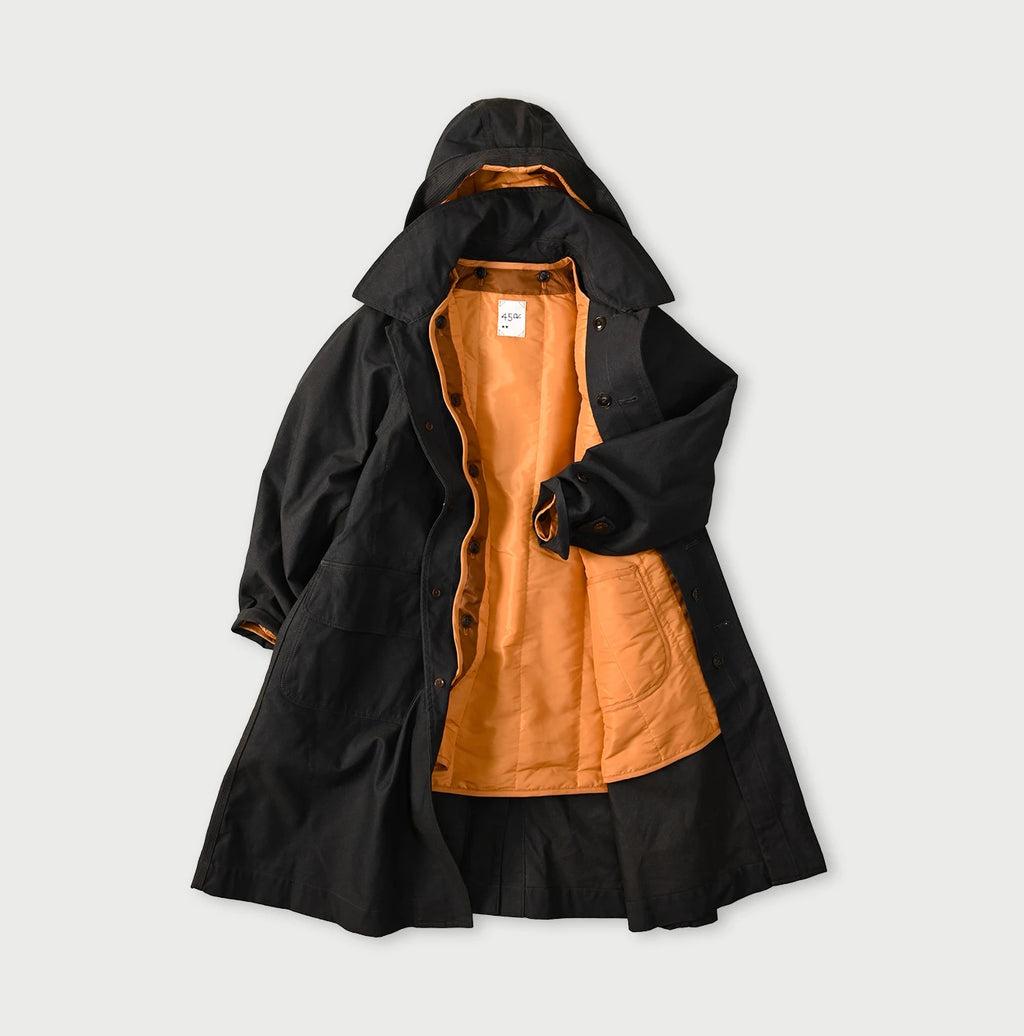 Indigo Duck x Nylon 908 Hooded Soutien Collar Coat