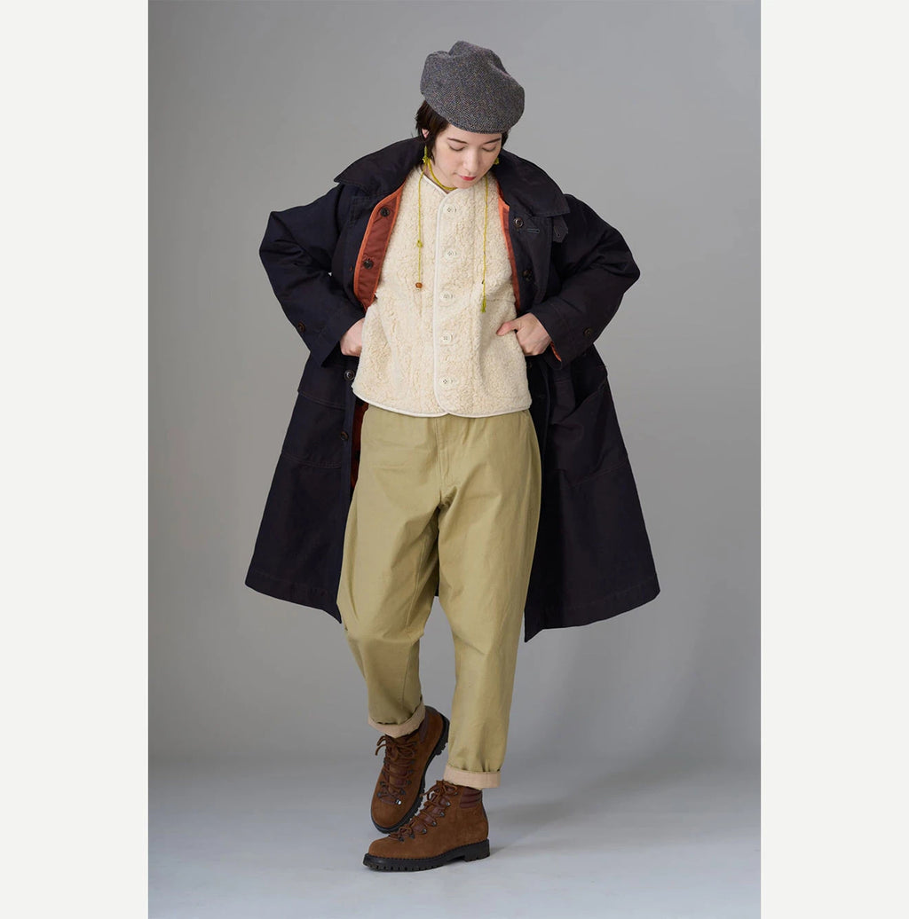 Indigo Duck x Nylon 908 Hooded Soutien Collar Coat