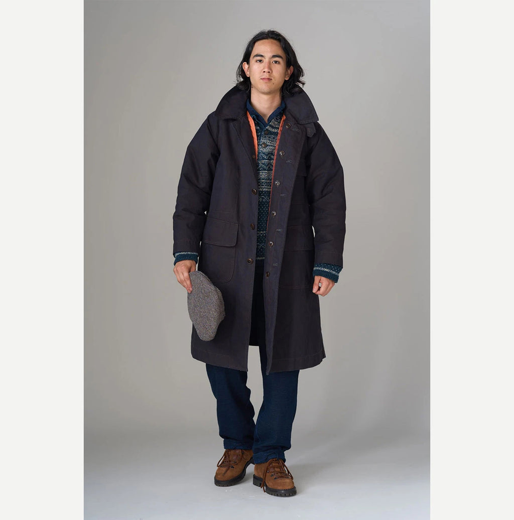 Indigo Duck x Nylon 908 Hooded Soutien Collar Coat