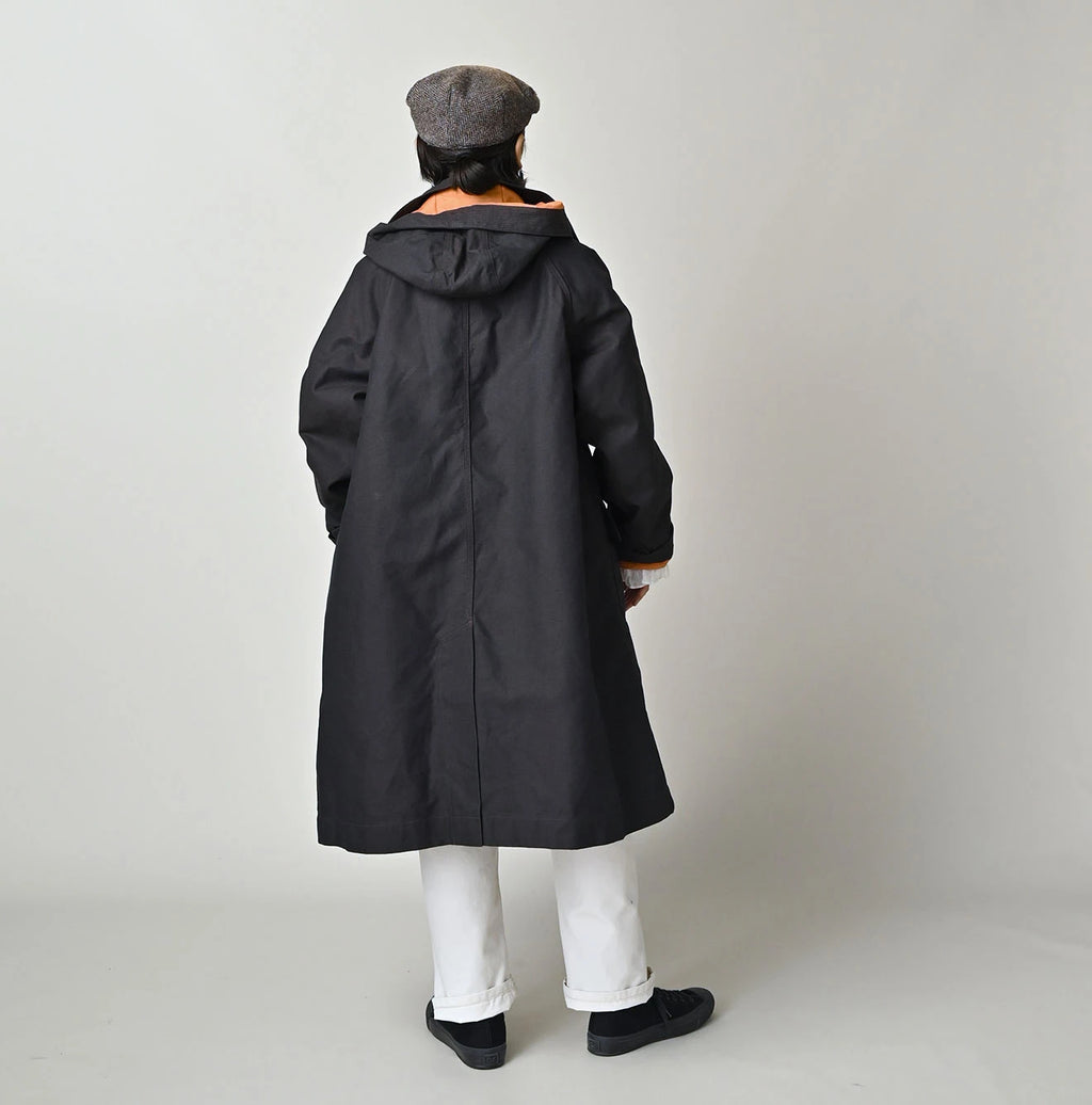 Indigo Duck x Nylon 908 Hooded Soutien Collar Coat