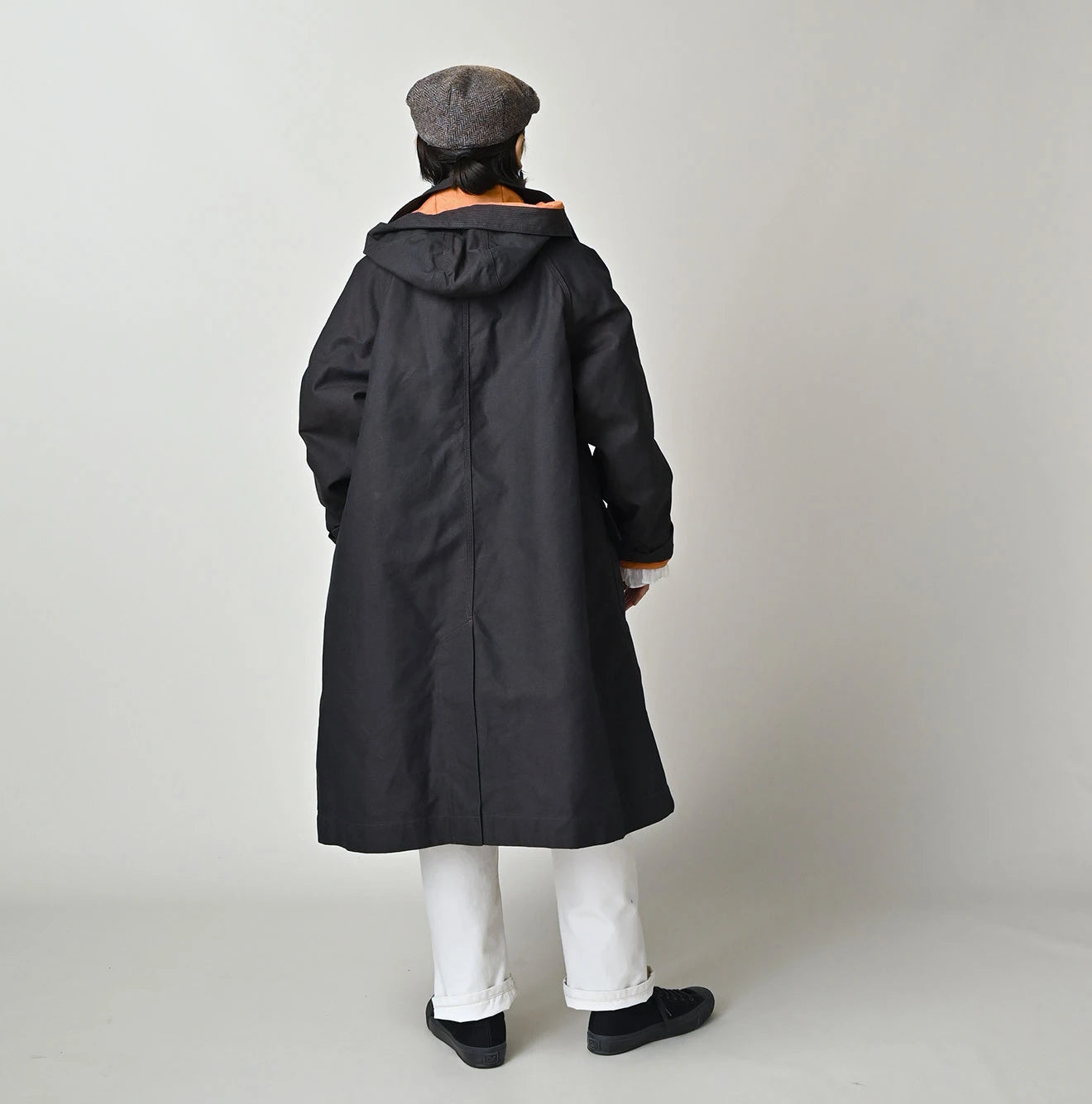 Indigo Duck x Nylon 908 Hooded Soutien Collar Coat