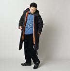 Indigo Duck x Nylon 908 Hooded Soutien Collar Coat