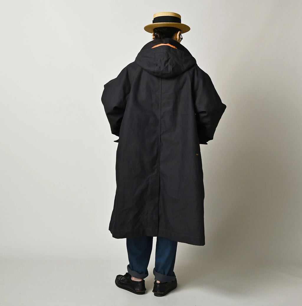 Indigo Duck x Nylon 908 Hooded Soutien Collar Coat