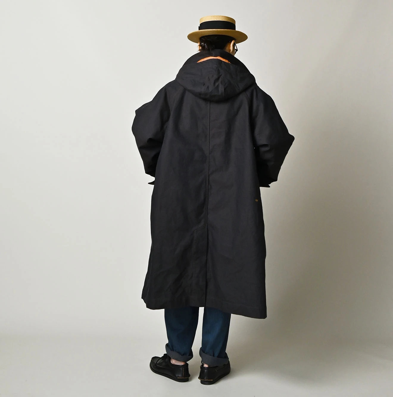 Indigo Duck x Nylon 908 Hooded Soutien Collar Coat