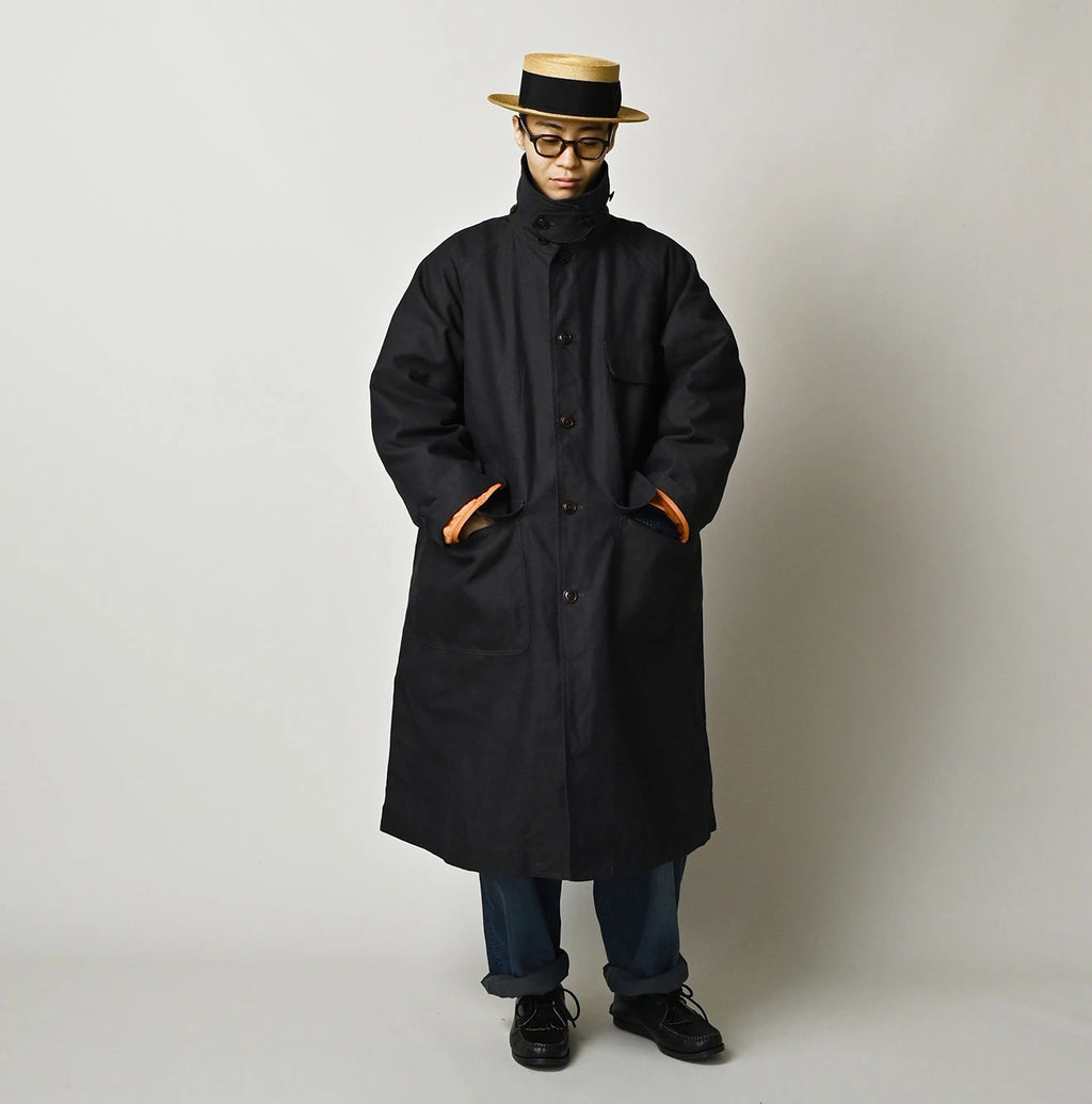 Indigo Duck x Nylon 908 Hooded Soutien Collar Coat