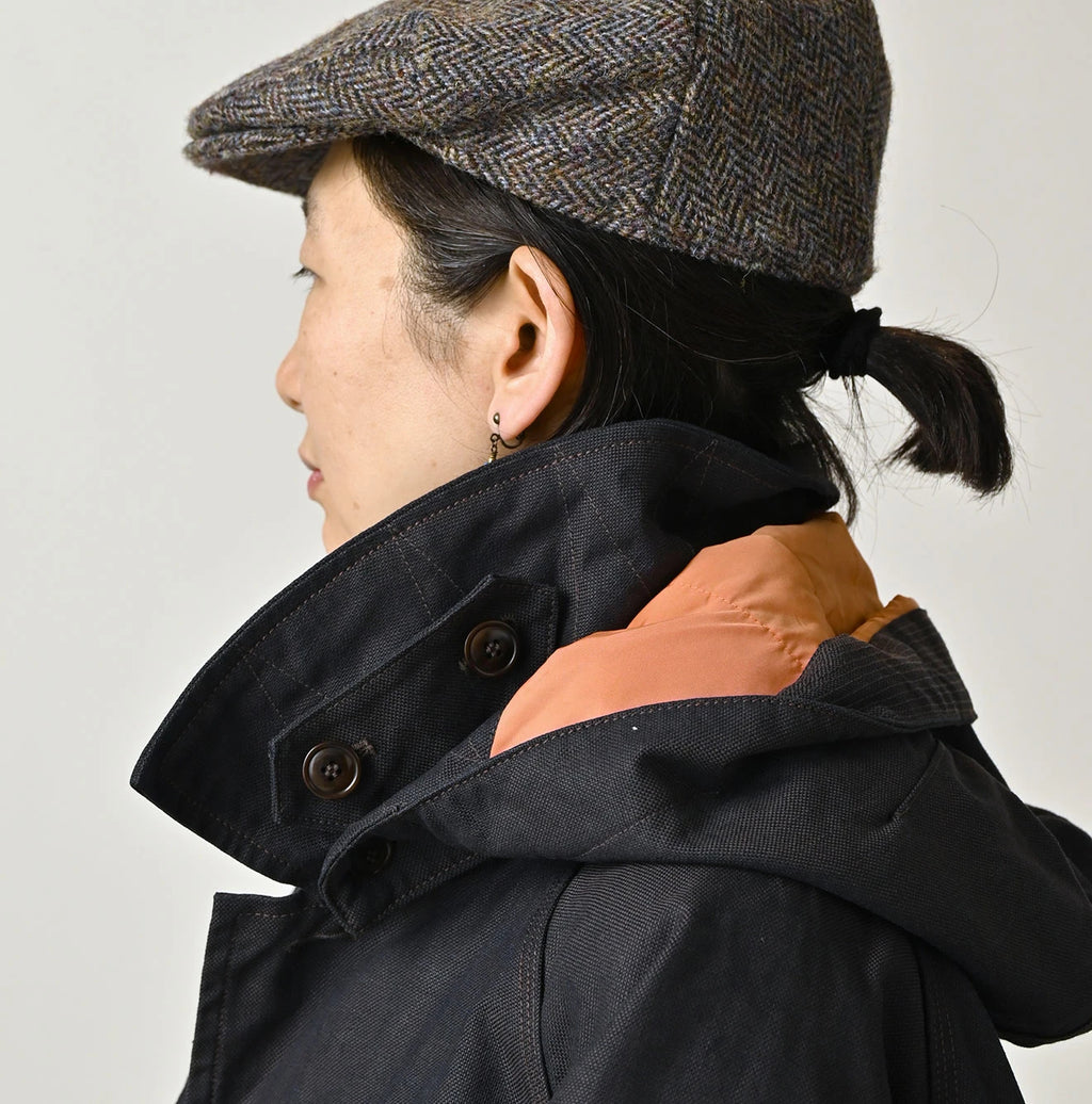 Indigo Duck x Nylon 908 Hooded Soutien Collar Coat