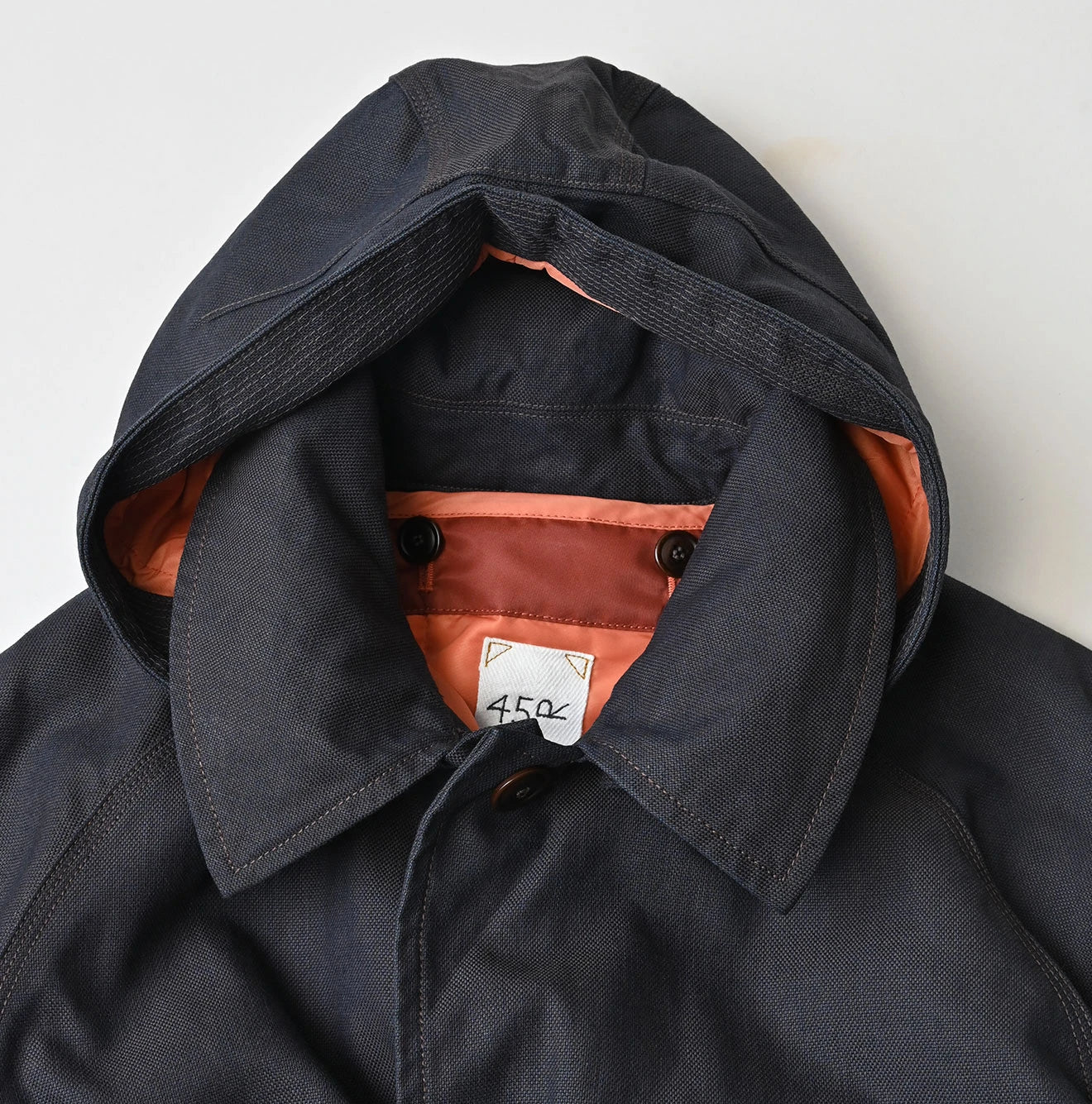 Indigo Duck x Nylon 908 Hooded Soutien Collar Coat