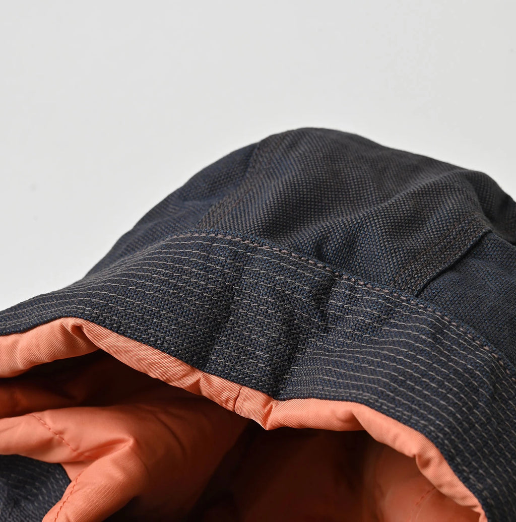 Indigo Duck x Nylon 908 Hooded Soutien Collar Coat