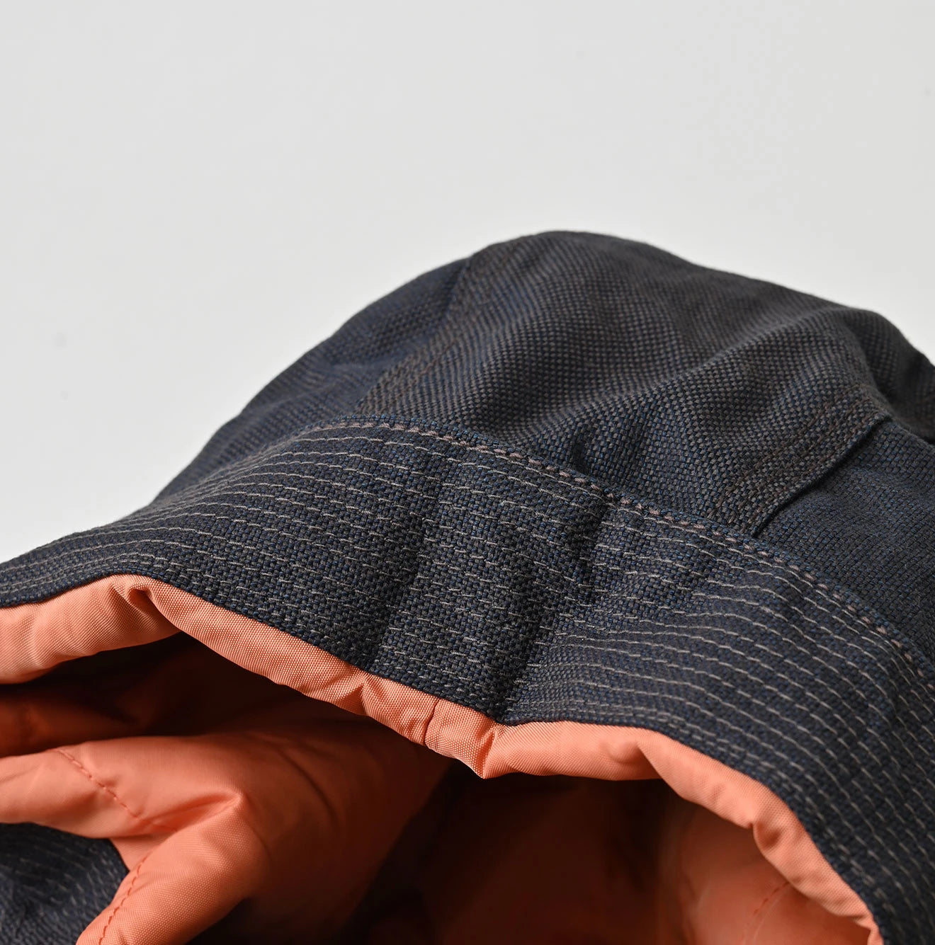 Indigo Duck x Nylon 908 Hooded Soutien Collar Coat