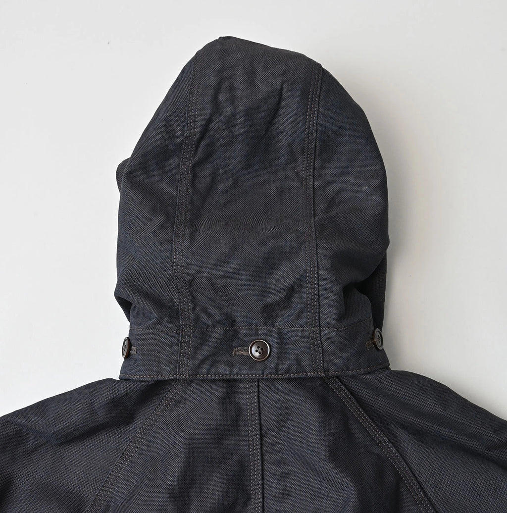 Indigo Duck x Nylon 908 Hooded Soutien Collar Coat
