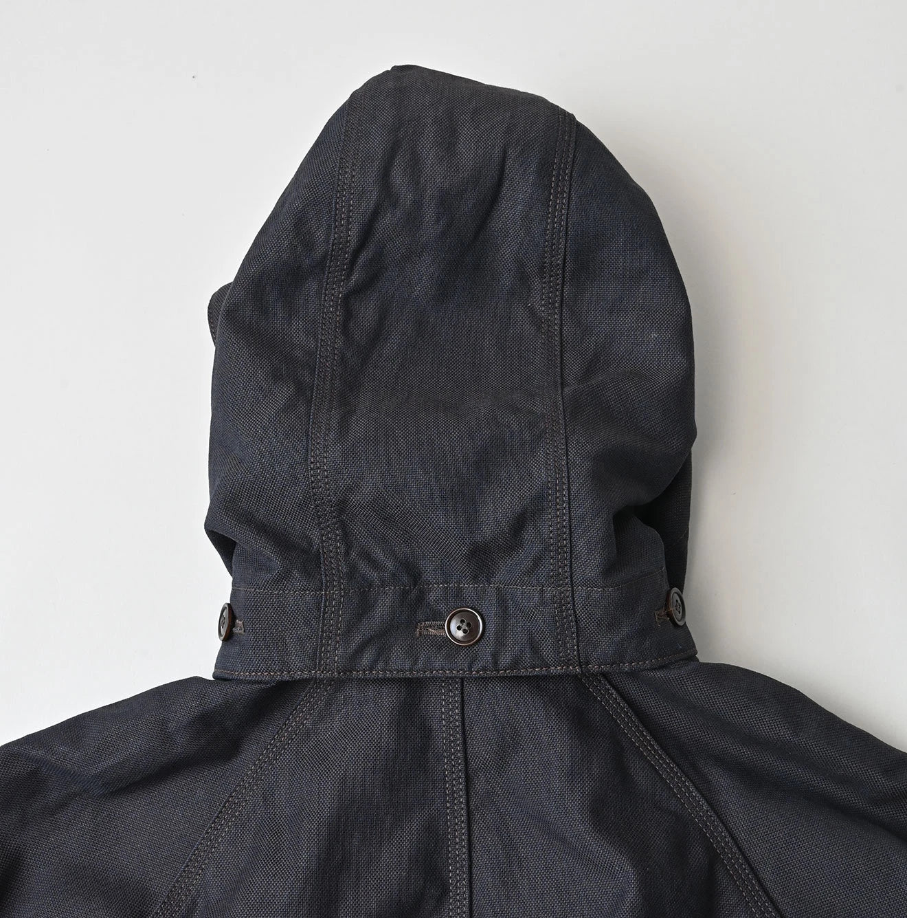 Indigo Duck x Nylon 908 Hooded Soutien Collar Coat
