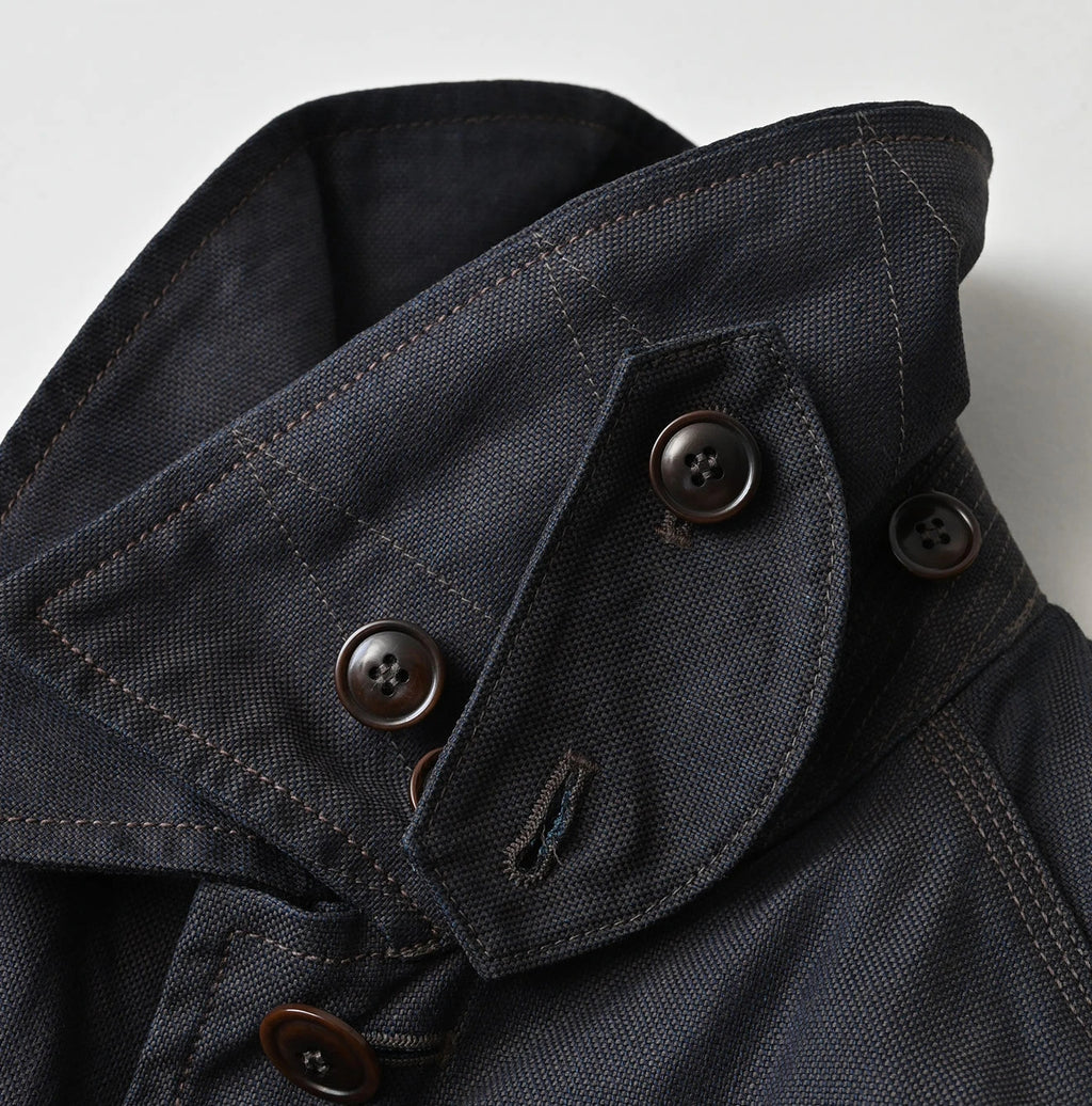 Indigo Duck x Nylon 908 Hooded Soutien Collar Coat