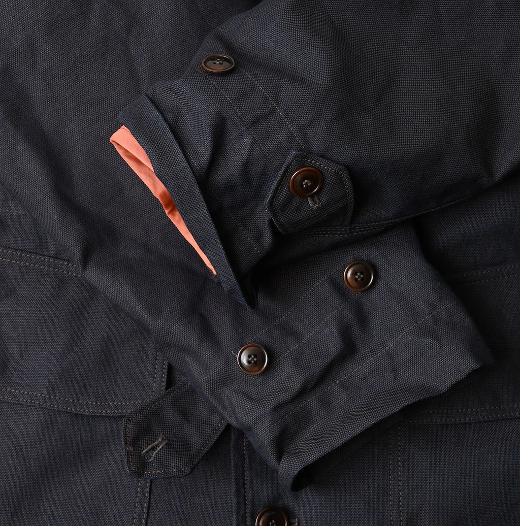 Indigo Duck x Nylon 908 Hooded Soutien Collar Coat