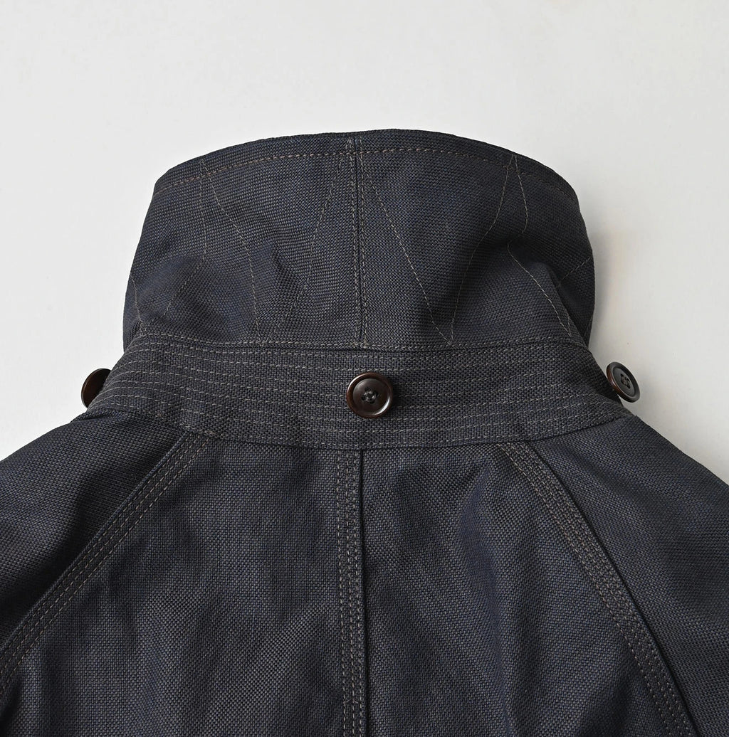 Indigo Duck x Nylon 908 Hooded Soutien Collar Coat