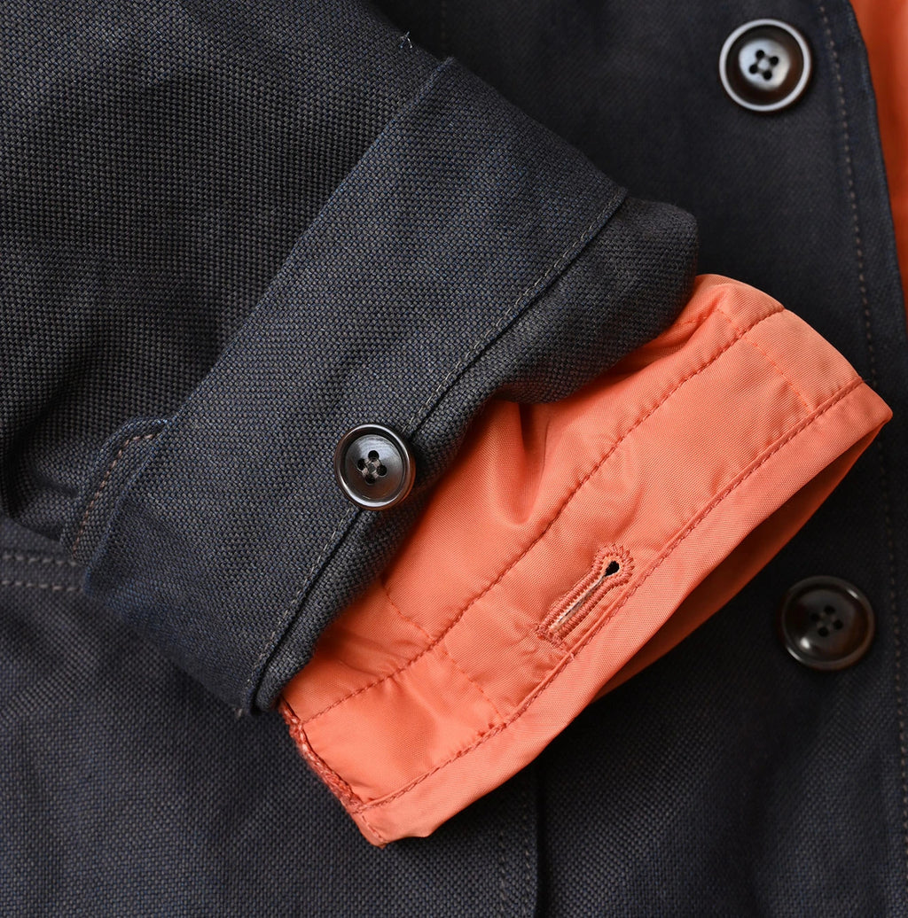 Indigo Duck x Nylon 908 Hooded Soutien Collar Coat