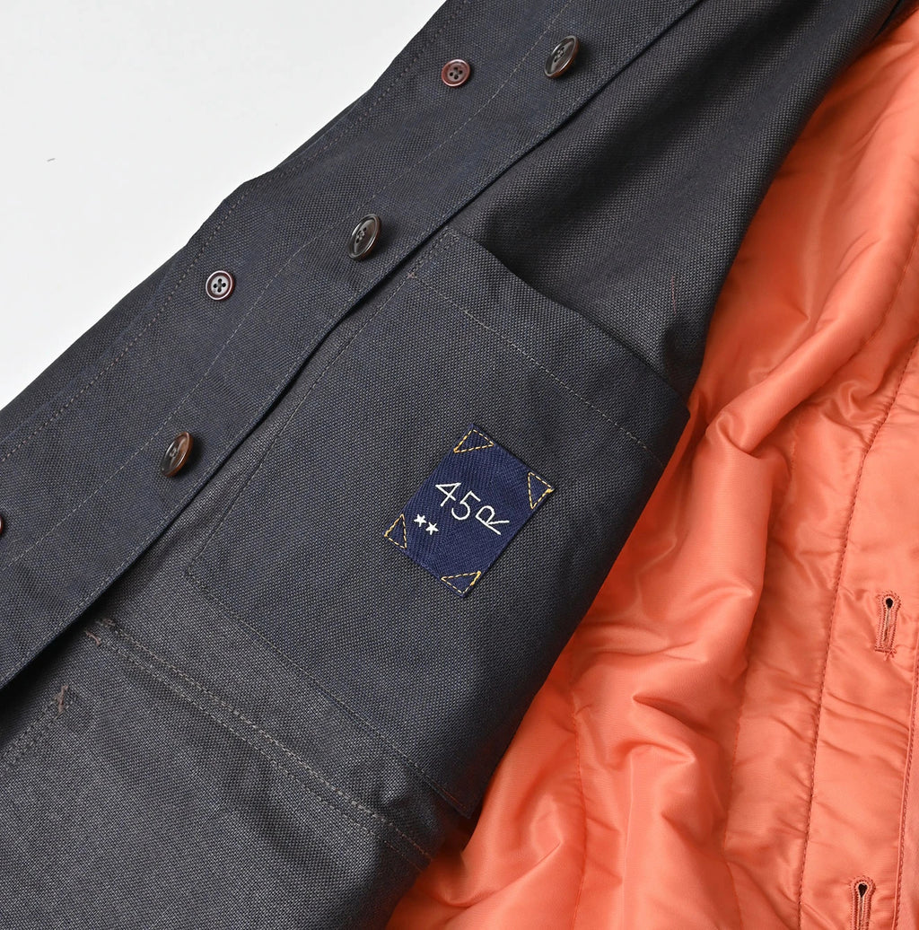 Indigo Duck x Nylon 908 Hooded Soutien Collar Coat
