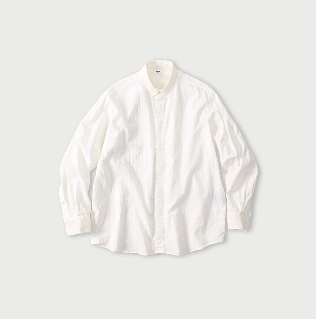 Indian Khadi 908 Ocean Lace Shirt