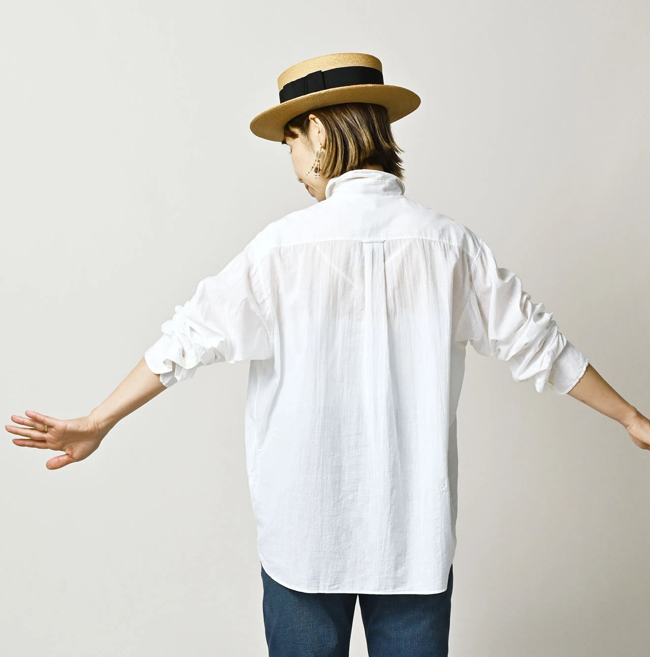 Indian Khadi 908 Ocean Lace Shirt