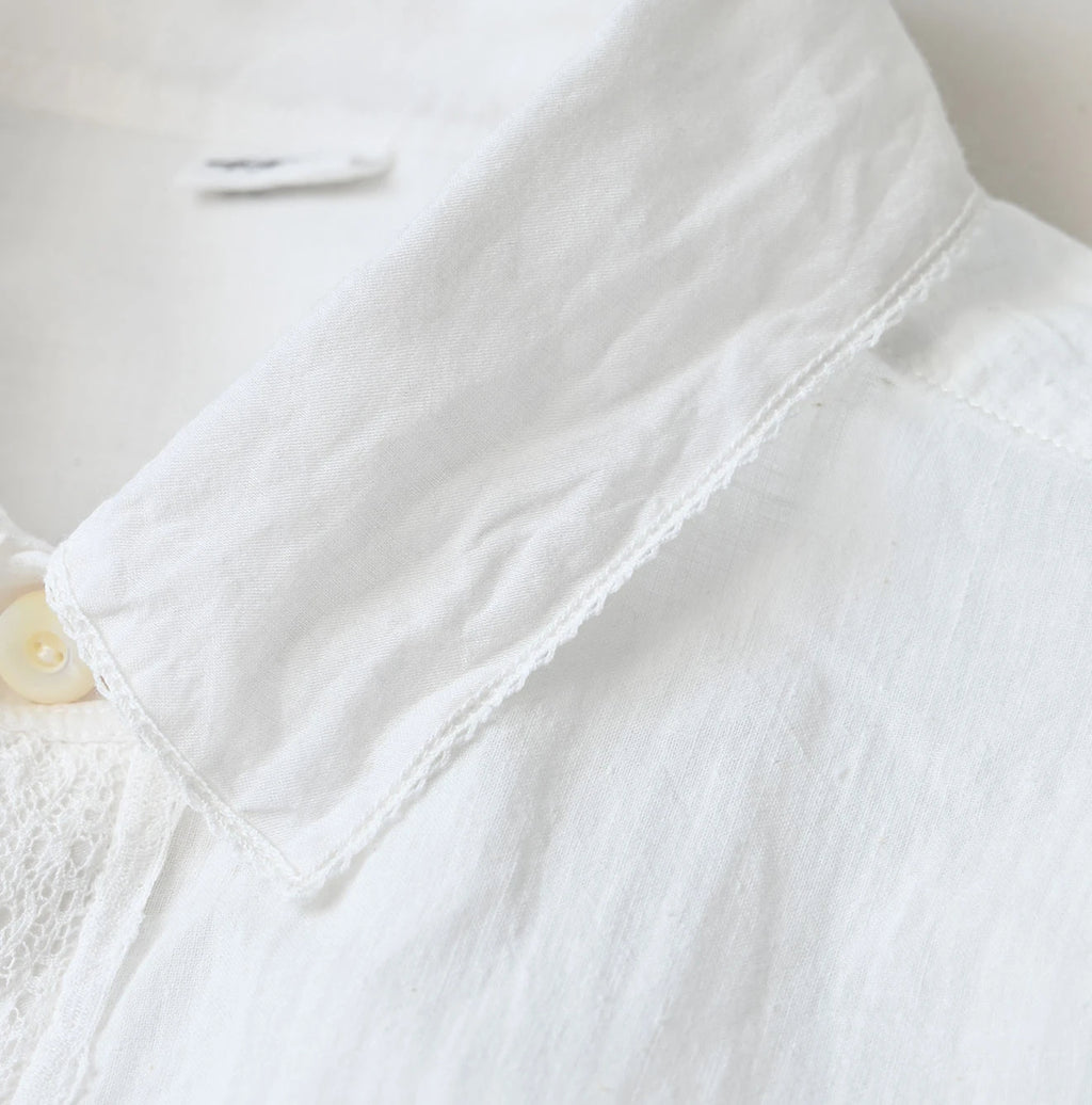 Indian Khadi 908 Ocean Lace Shirt