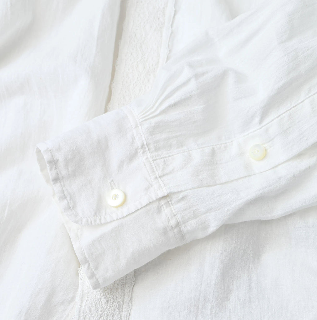 Indian Khadi 908 Ocean Lace Shirt