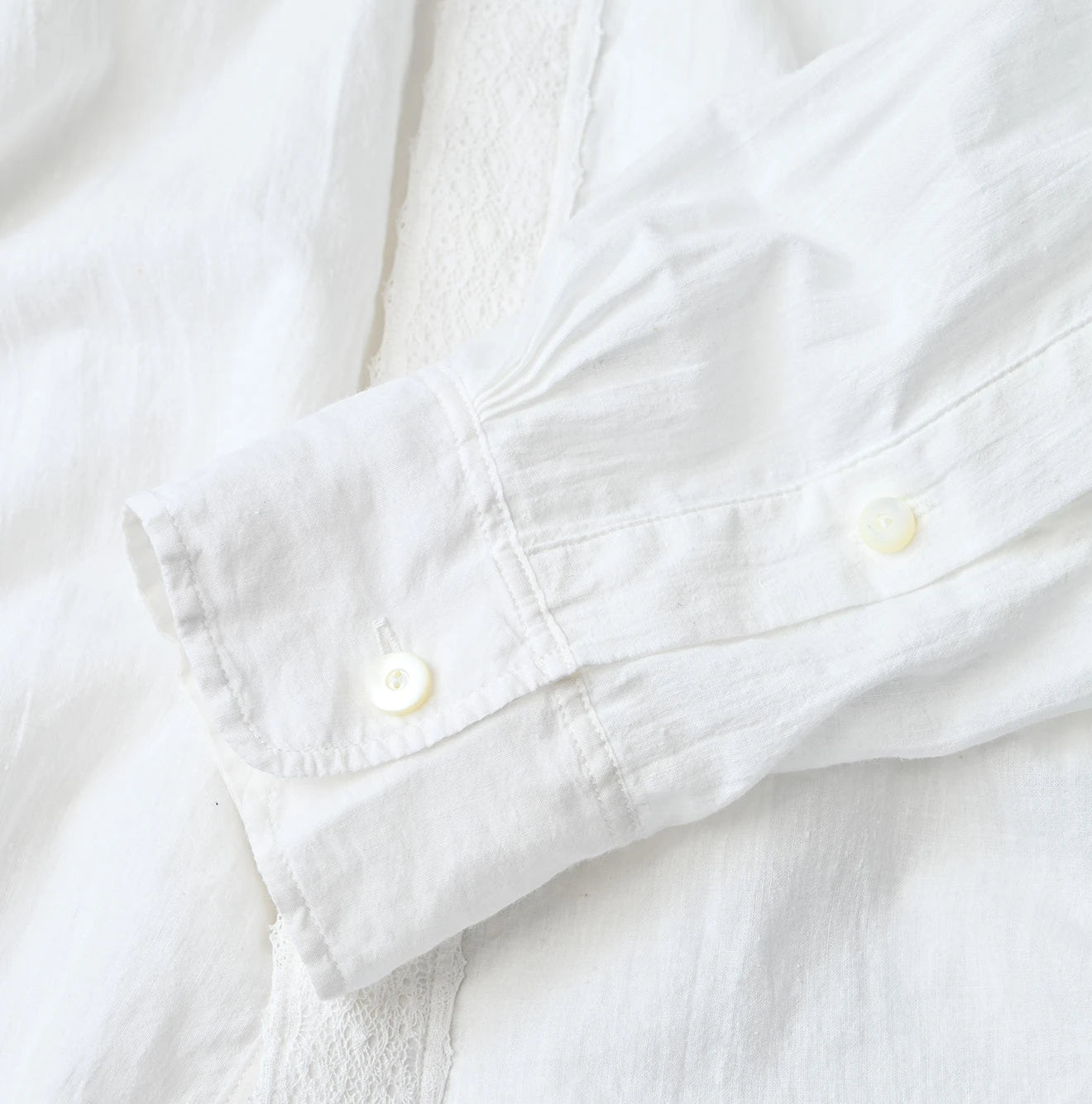Indian Khadi 908 Ocean Lace Shirt