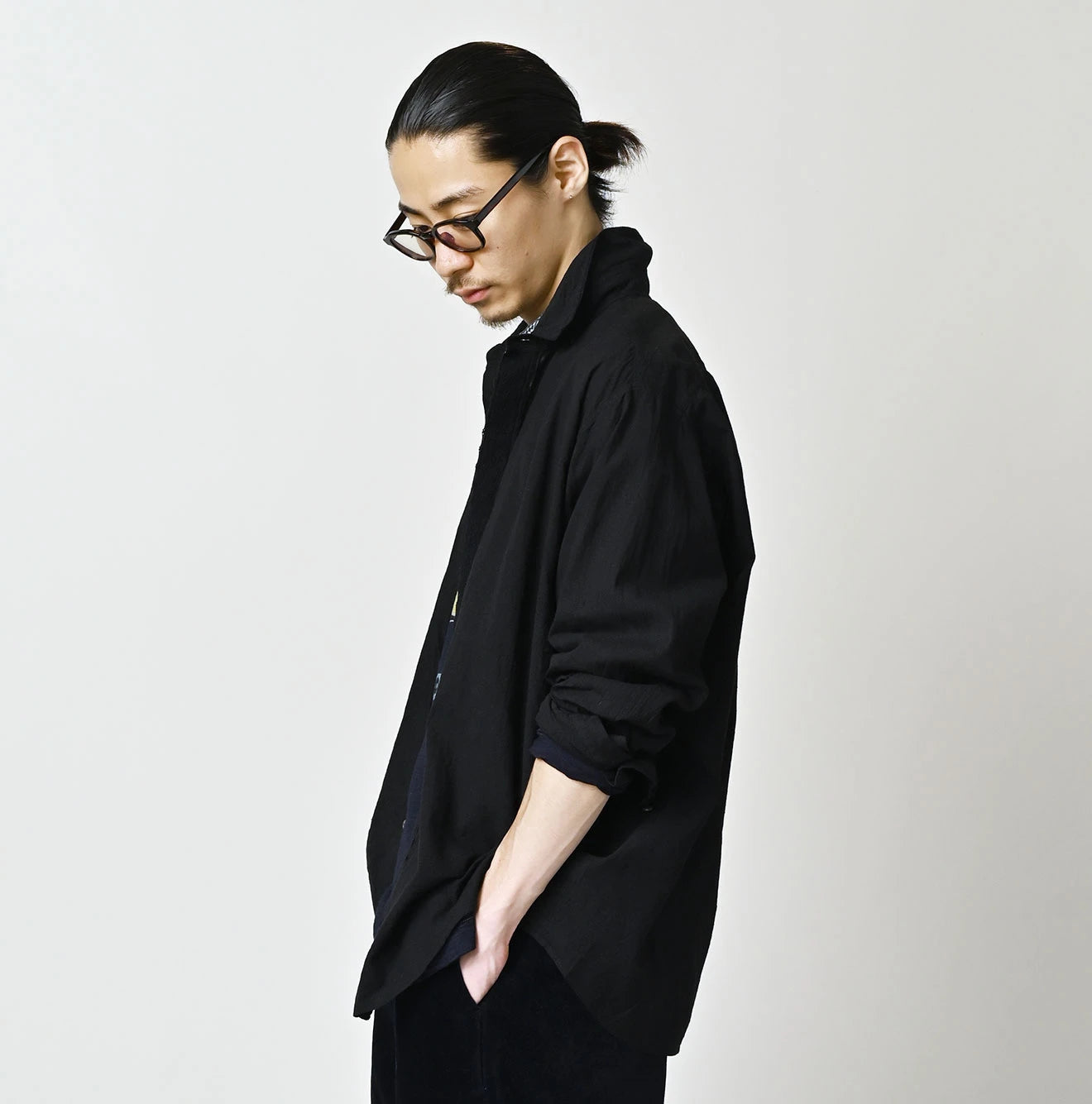 Indian Khadi 908 Ocean Lace Shirt