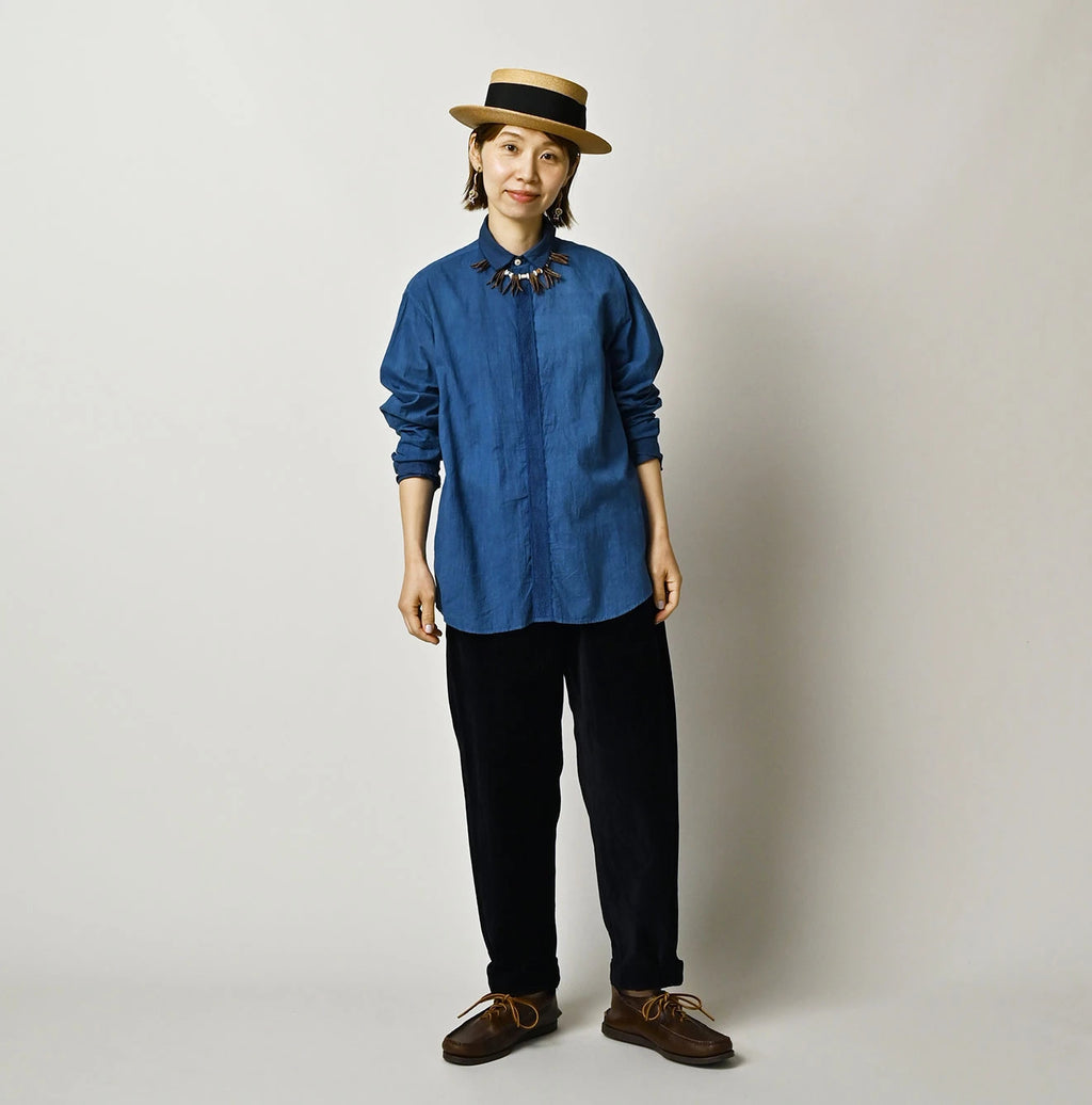 Tan Ai Indian Khadi 908 Ocean Lace Shirt