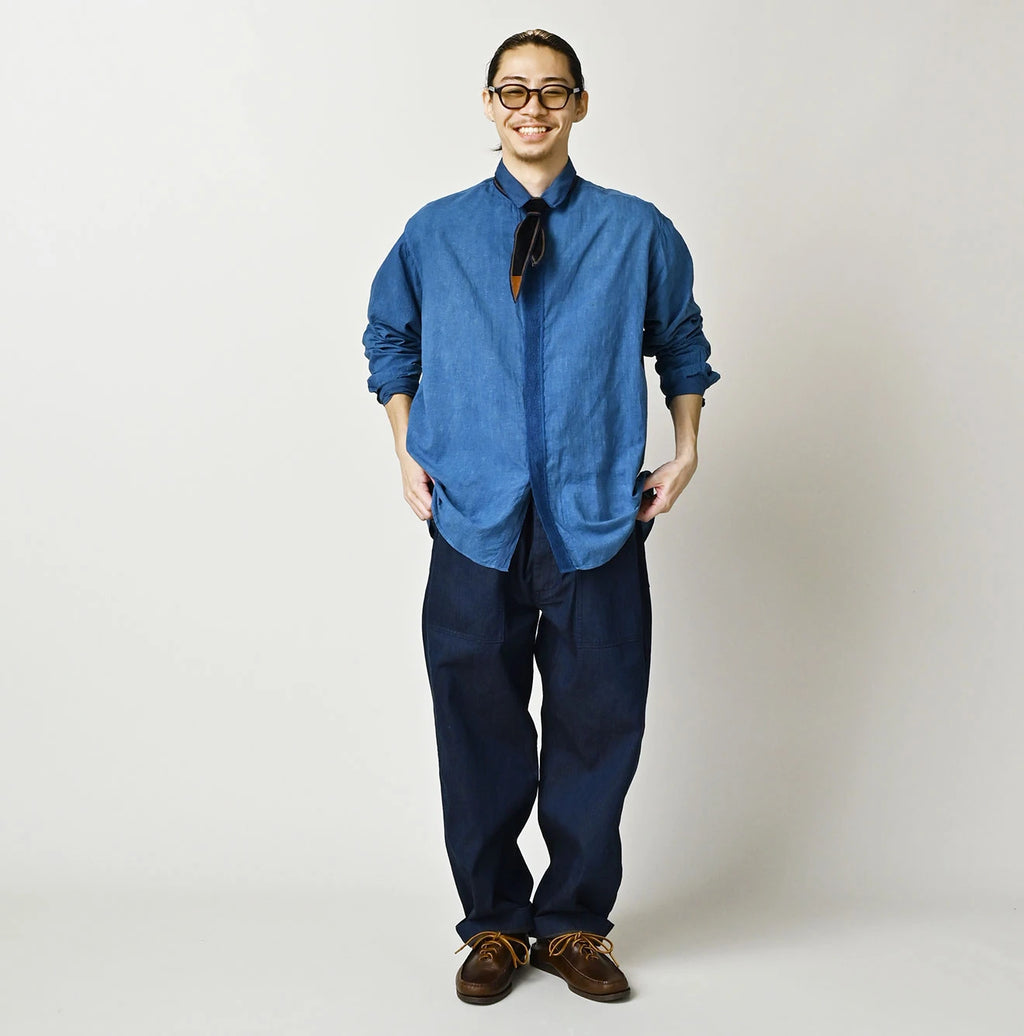Tan Ai Indian Khadi 908 Ocean Lace Shirt