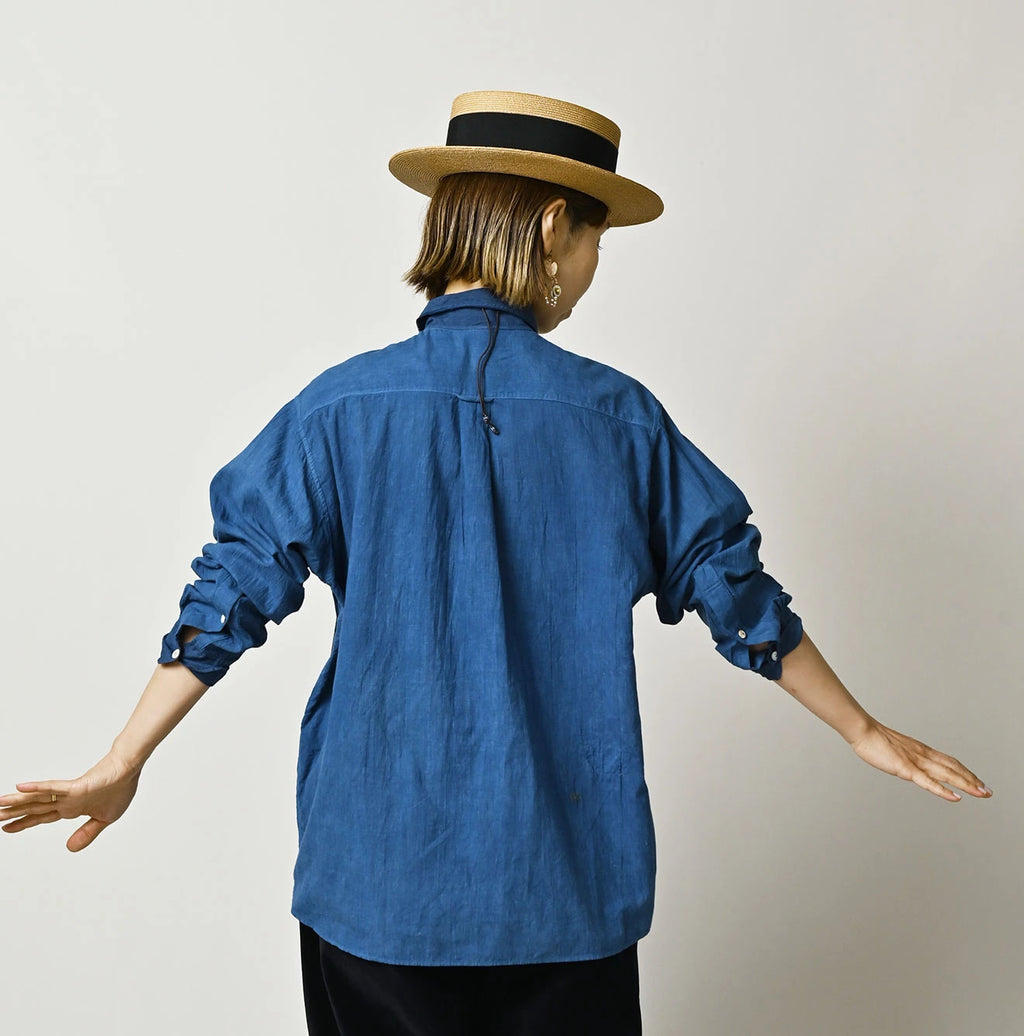 Tan Ai Indian Khadi 908 Ocean Lace Shirt