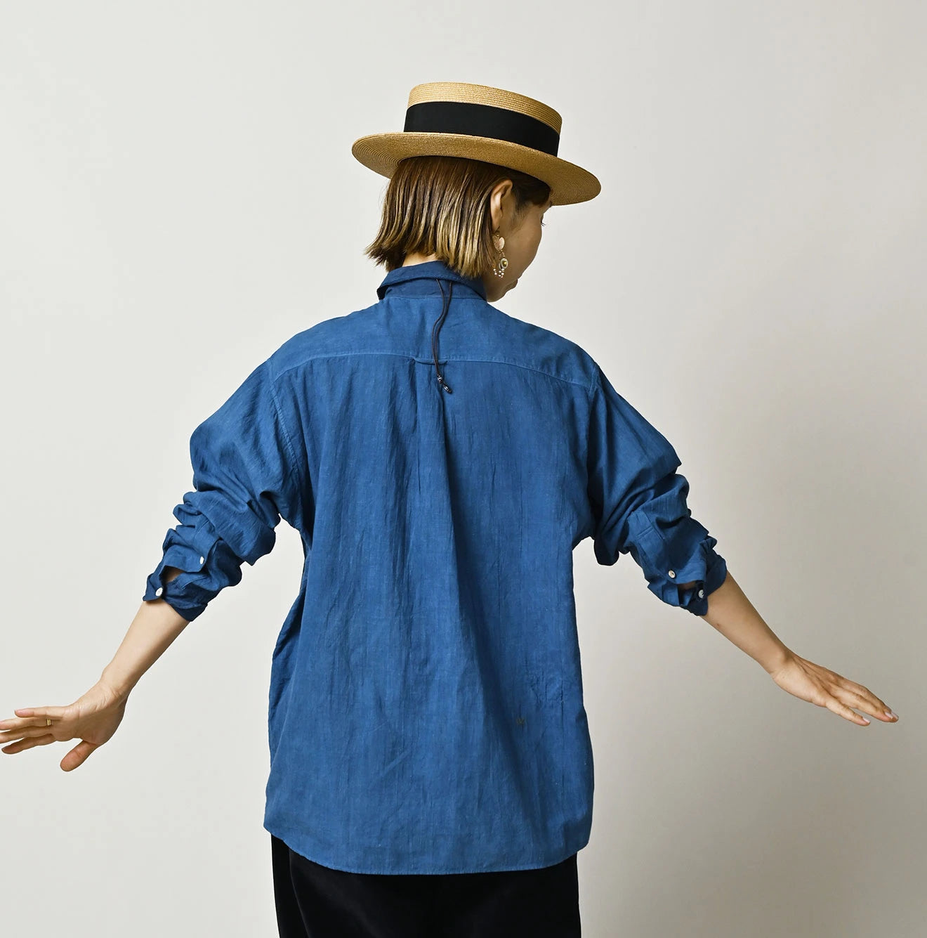 Tan Ai Indian Khadi 908 Ocean Lace Shirt