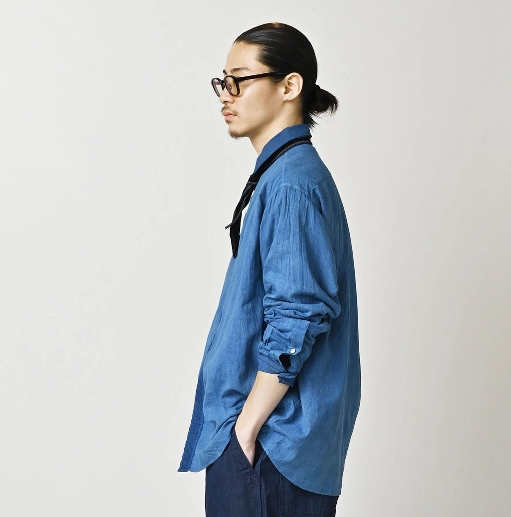 Tan Ai Indian Khadi 908 Ocean Lace Shirt
