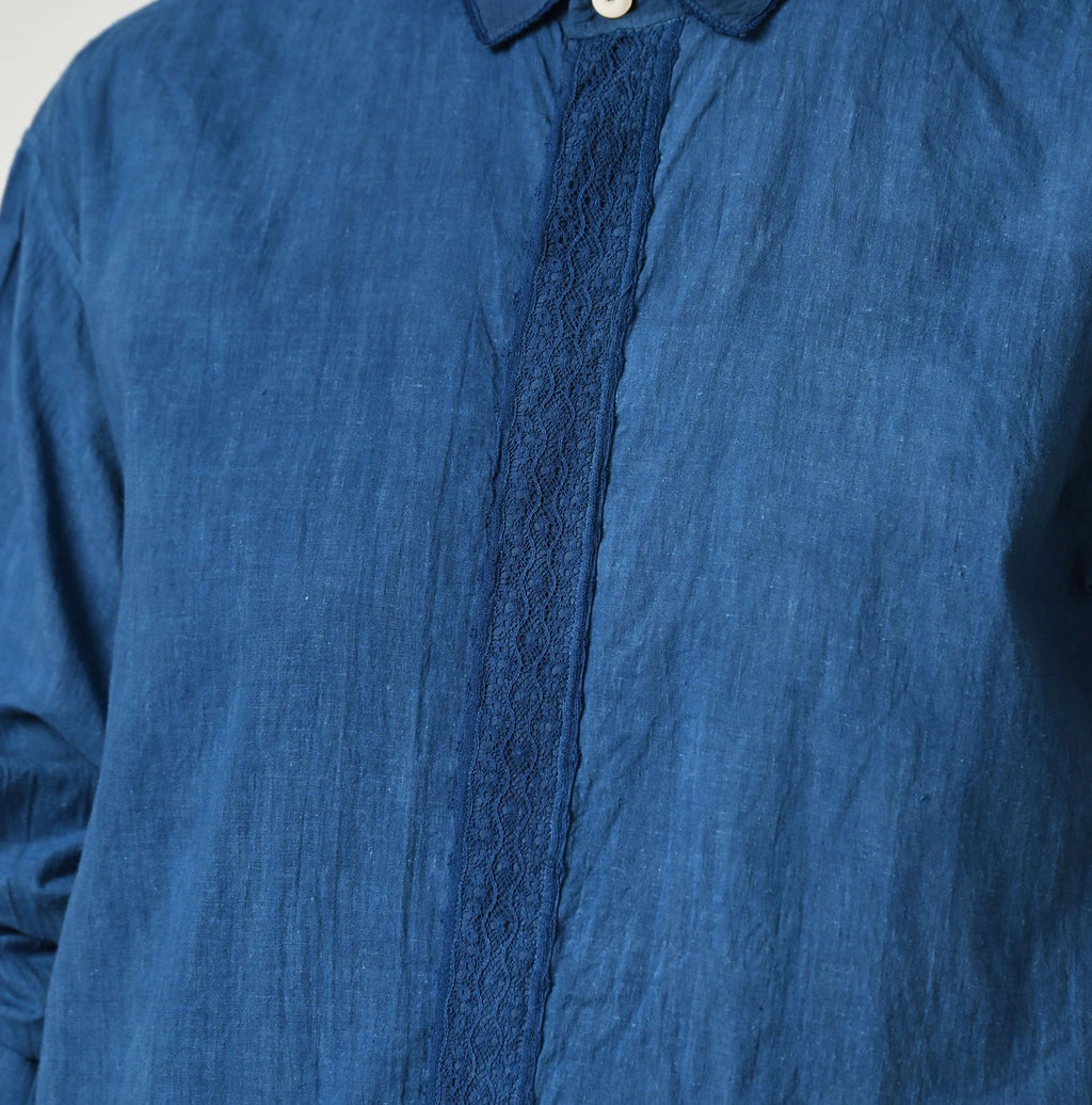 Tan Ai Indian Khadi 908 Ocean Lace Shirt