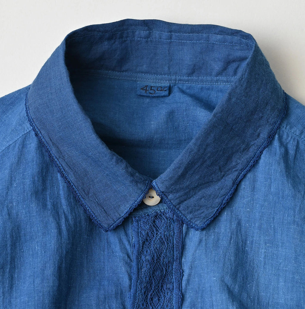 Tan Ai Indian Khadi 908 Ocean Lace Shirt